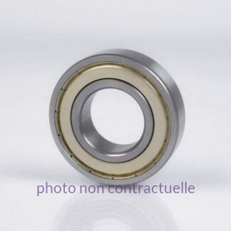 ROULEMENT A BILLES AVEC FLASQUES METALLIQUES SNR 6205ZZ